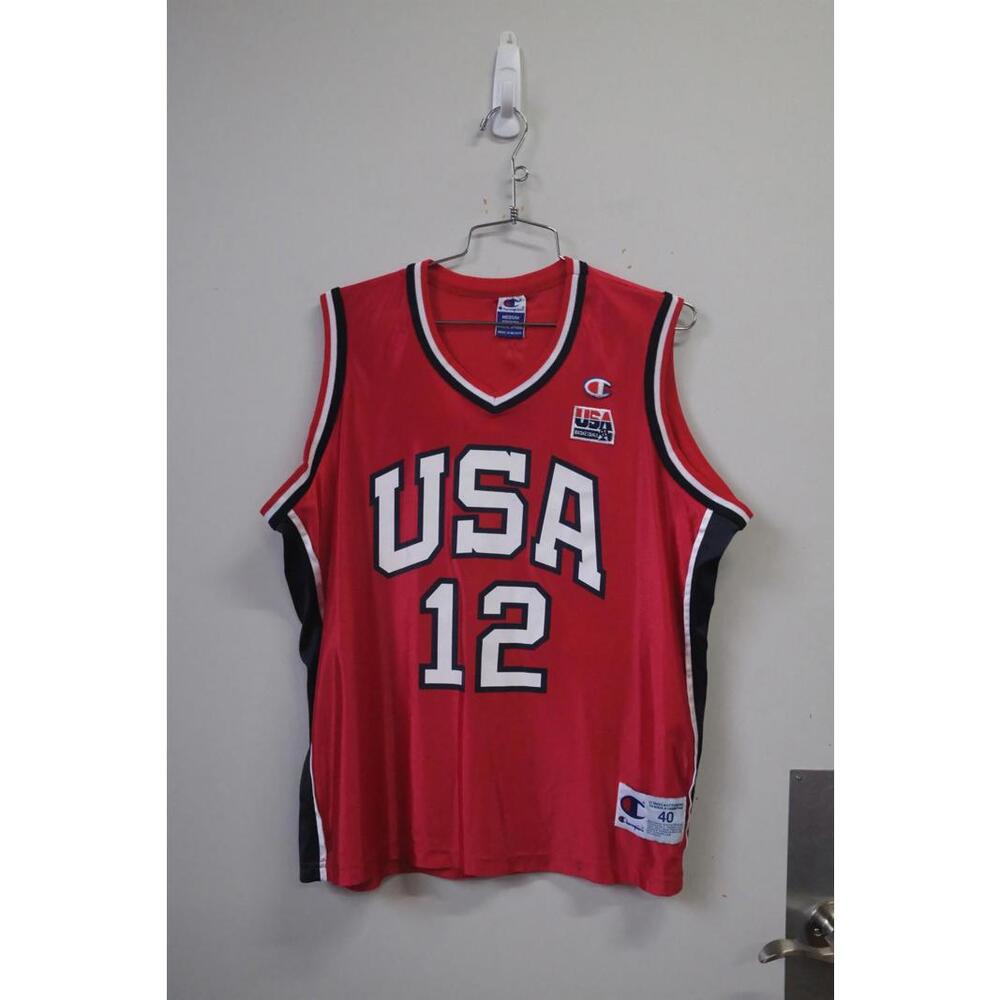 90's Champion Team USA Williams #12 Basketball Jersey